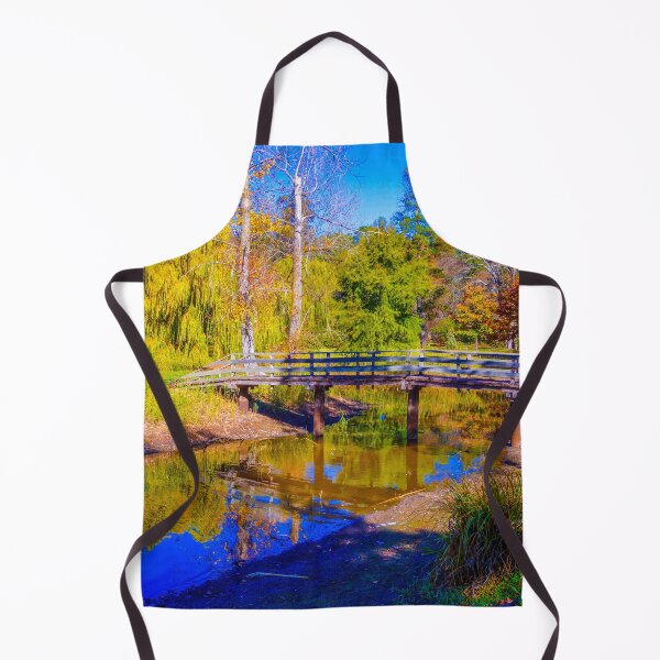 Item preview, The Footbridge at Malmsbury in Autumn designed and sold by Steven Jodoin.
