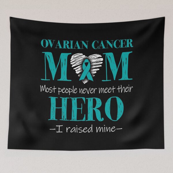 Item preview, Proud Ovarian Cancer Mom HERO I Raised Mine designed and sold by Mnrshirley.