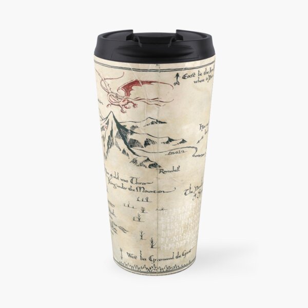 Map of Middle Earth Travel Coffee Mug