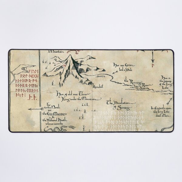  Map of Middle Earth Desk Mat