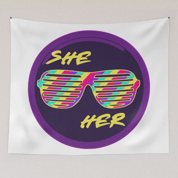 Item preview, She Her designed and sold by LizDisenchanted.