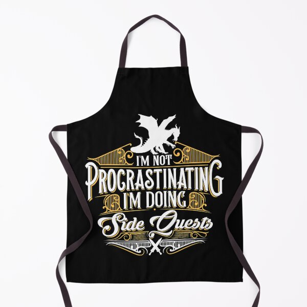 Item preview, I'm Not Procrastinating I'm Doing Side Quests Funny Dragons designed and sold by nwaja-art.