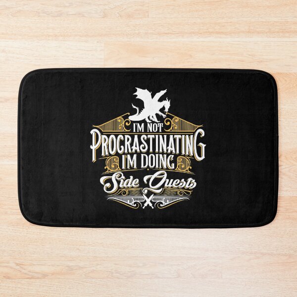 Item preview, I'm Not Procrastinating I'm Doing Side Quests Funny Dragons designed and sold by nwaja-art.