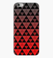Vinilo o funda para iPhone Tri-patrón (gradiente rojo)