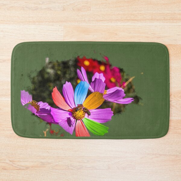 Item preview, Bees on daisies designed and sold by indiafrankk.
