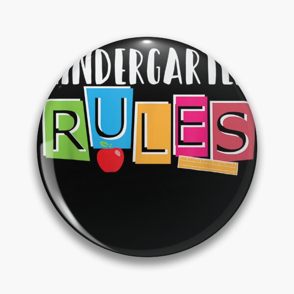 Item preview, Kindergarten Rules T Shirt Back to School Tee designed and sold by BertzEgmont.
