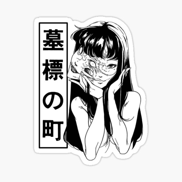 Beauty Tomie Junji Ito Sticker For Sale By Smedleyandco Redbubble