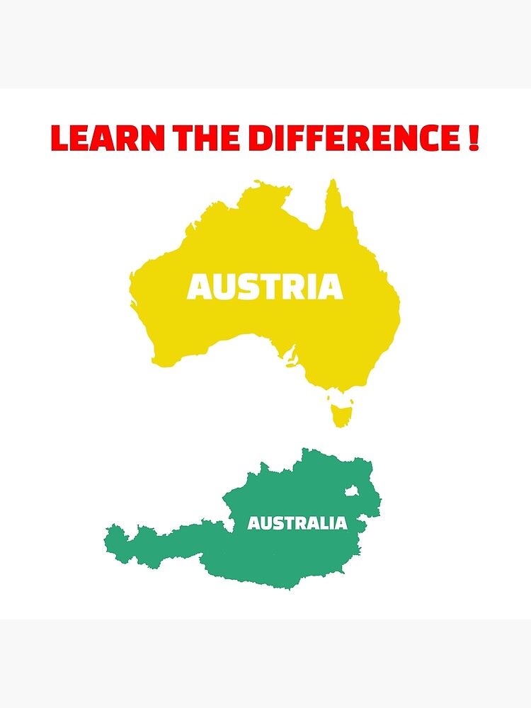 Galeriedruck for Sale mit " Lustige australische Witze, Österreich