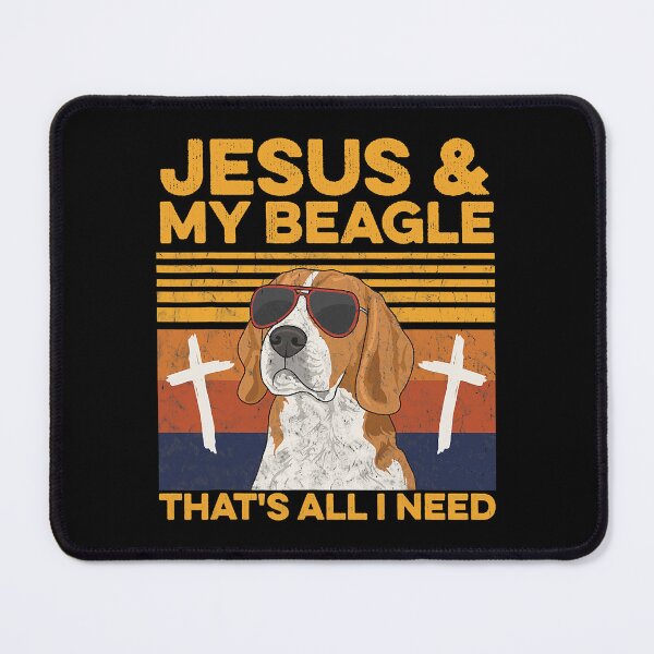 Item preview, Jesus And My Beagle That's All I Need designed and sold by nwaja-art.