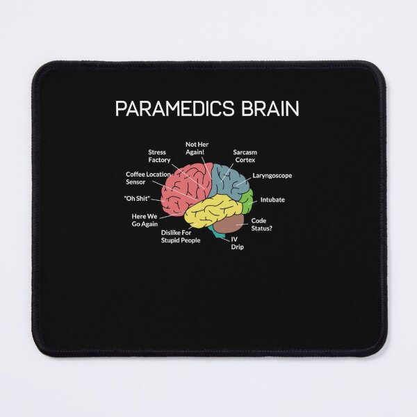 Item preview, Paramedics Brain Funny EMS EMT Paramedic Thin White Line Classic  designed and sold by darkzerat.