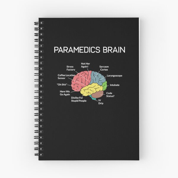 Item preview, Paramedics Brain Funny EMS EMT Paramedic Thin White Line Classic designed and sold by darkzerat.