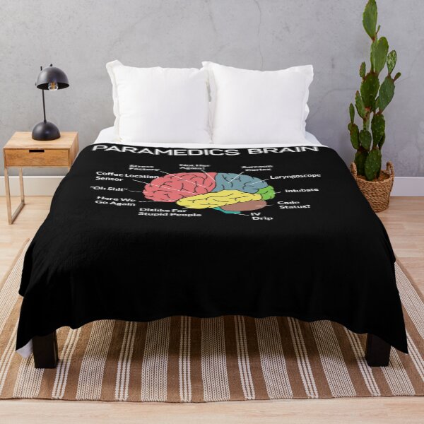 Item preview, Paramedics Brain Funny EMS EMT Paramedic Thin White Line Classic designed and sold by darkzerat.