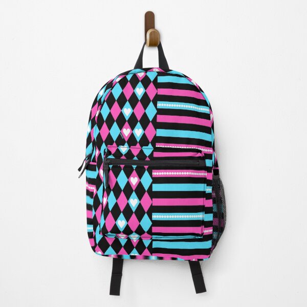Item preview, Pink and Blue Harlequin designed and sold by JanGrackle.