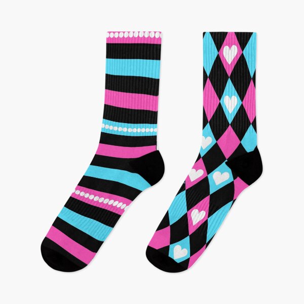 Item preview, Pink and Blue Harlequin designed and sold by JanGrackle.