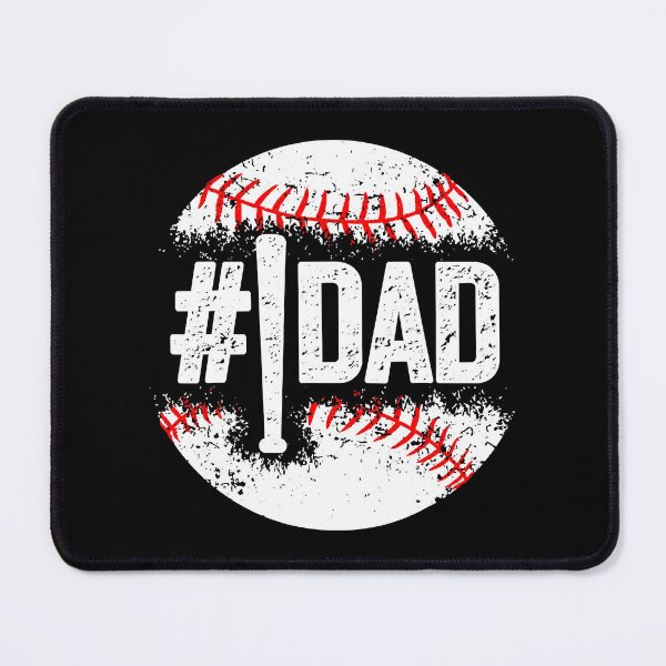 Item preview, #1 Dad Baseball Number One Daddy Son Baseball Father's Day designed and sold by MichelSorour.