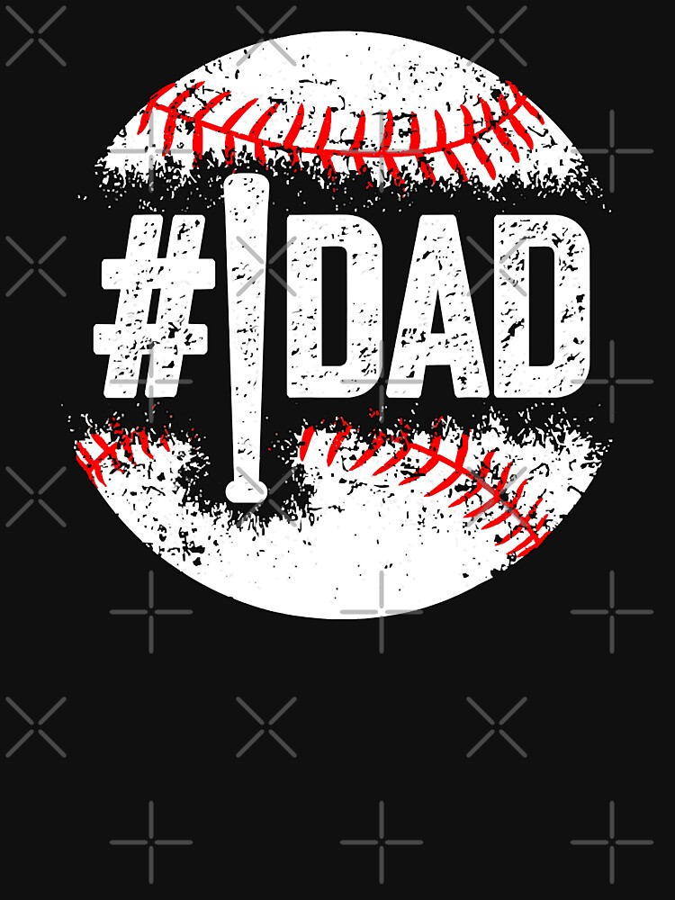 Baseball Number One Daddy Son Father's Day Shirt