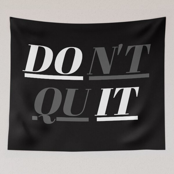 Item preview, DON'T QUIT..MOTIVATIONAL QUOTE designed and sold by HosvPrint .s.