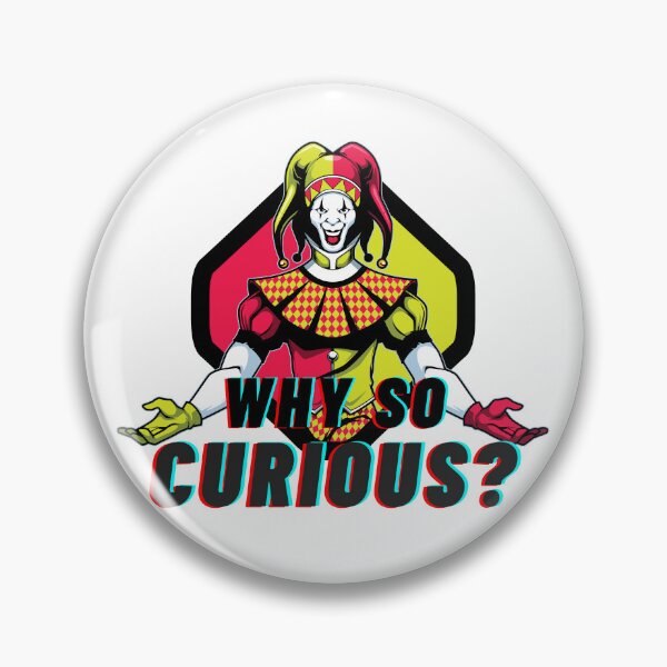 Item preview, Why So Curious Joker Clown designed and sold by mschubbybunny.