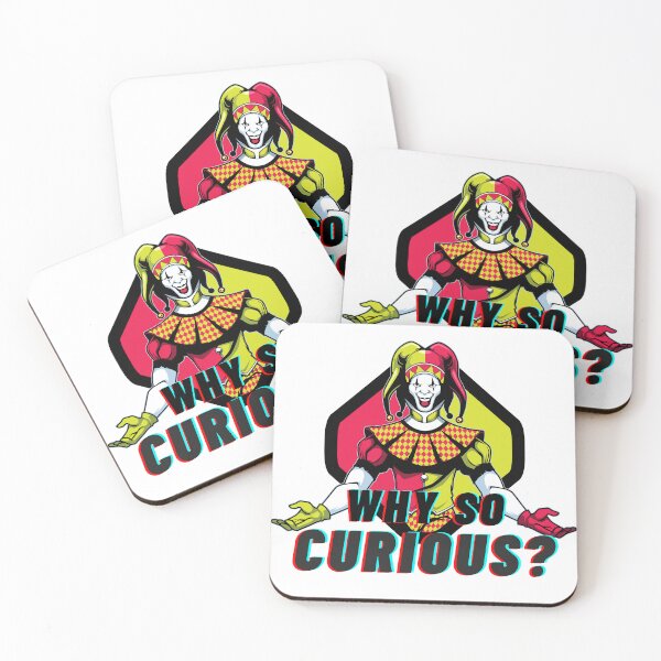 Item preview, Why So Curious Joker Clown designed and sold by mschubbybunny.