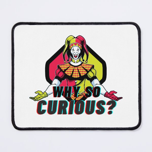 Item preview, Why So Curious Joker Clown designed and sold by mschubbybunny.