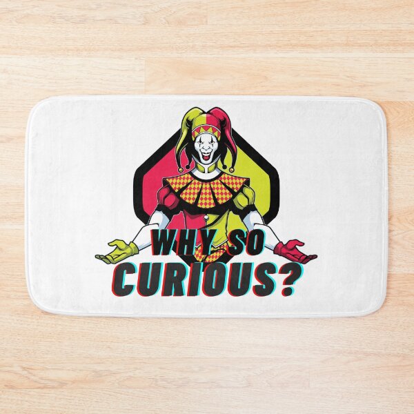 Item preview, Why So Curious Joker Clown designed and sold by mschubbybunny.