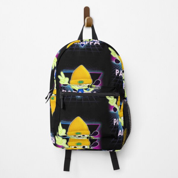 Item preview, PaRappa The Rapper Retro 80s Neon Landscape Essential designed and sold by darkzerat.