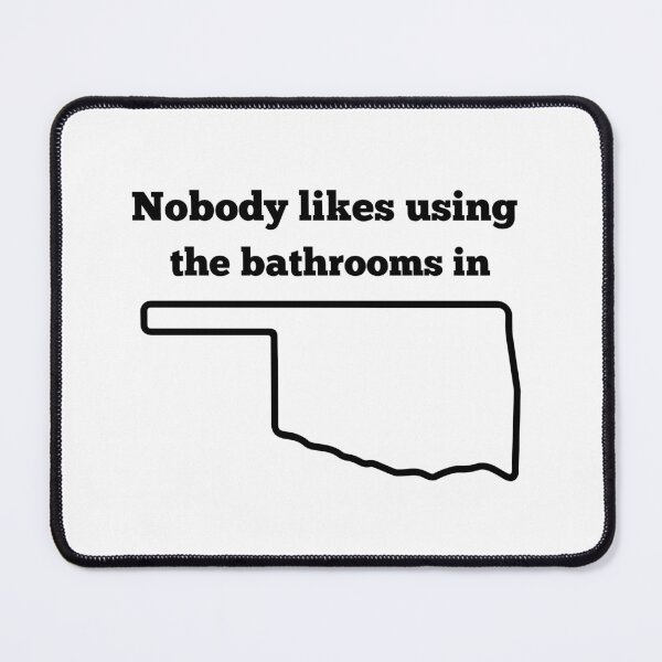 Item preview, Oklahoma | Potty Humor | Rest Stop | Truck Stop | Road Trip | Light Background designed and sold by SidefatSayings.