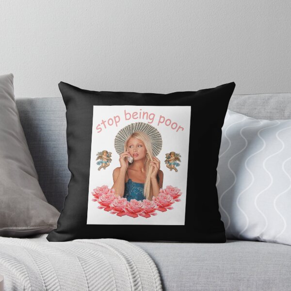 Item preview, Paris Hilton &x27;Stop Being Poor&x27; Poster designed and sold by darkzerat.
