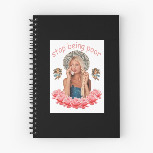 Item preview, Paris Hilton &x27;Stop Being Poor&x27; Poster designed and sold by darkzerat.