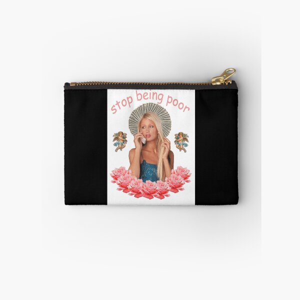 Item preview, Paris Hilton &x27;Stop Being Poor&x27; Poster designed and sold by darkzerat.