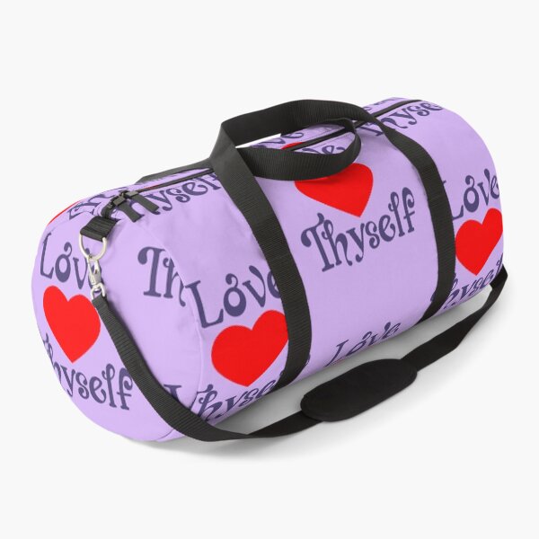 Item preview, Love Thyself Positive Heart Affirmation Phrase designed and sold by MindfulMeta.