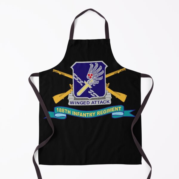 Item preview, Army - 188th Infantry Regiment w Br - DUI - Ribbon X 300 designed and sold by Military Insignia Products.