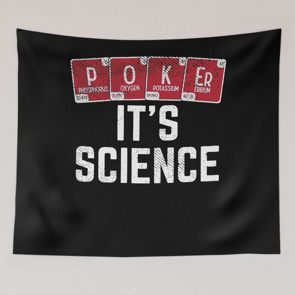 Item preview, Poker It's Science Funny Poker Player Poker Lover designed and sold by KaitlinxLewis.