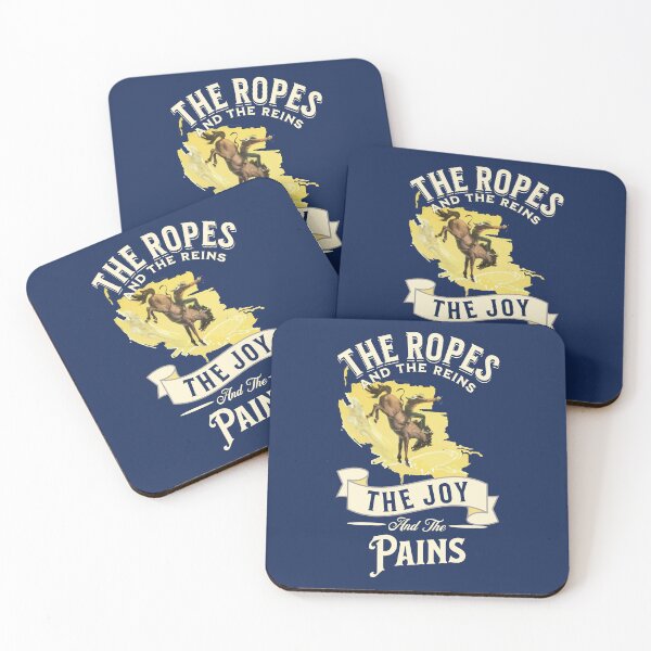 Item preview, The Ropes and the Reins The Joy and the Pains - cowboy rodeo designed and sold by No1Equestrian.