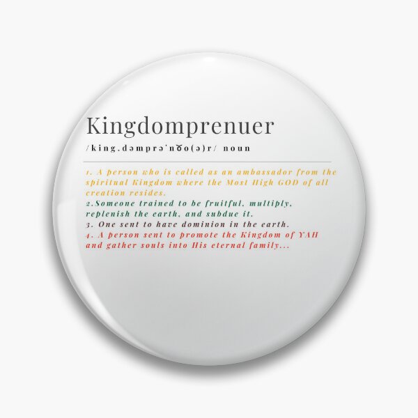 Item preview, Kingdomprenuer designed and sold by TheReporter1.