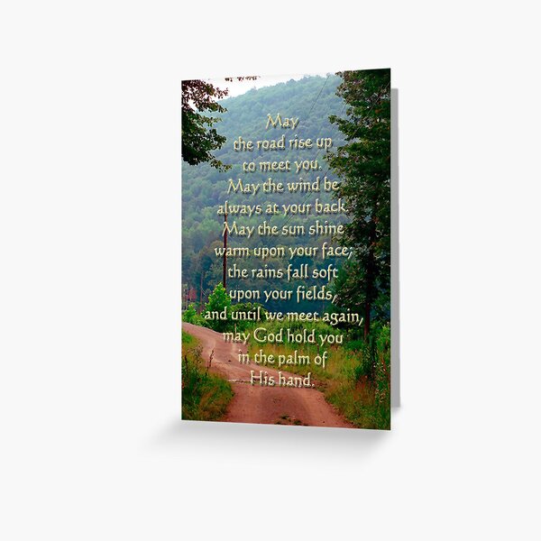 Irish blessing Greeting Card