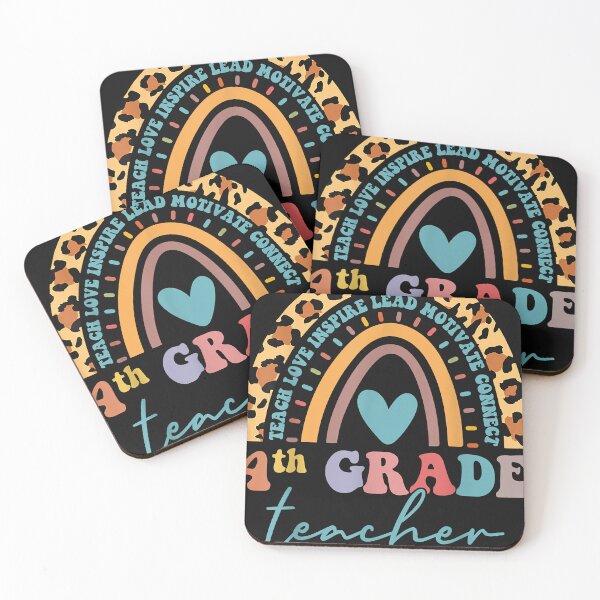 Item preview, 4th Grade Teacher Leopard Rainbow Fourth Grd Back to School  designed and sold by ANTHONYFERRE.