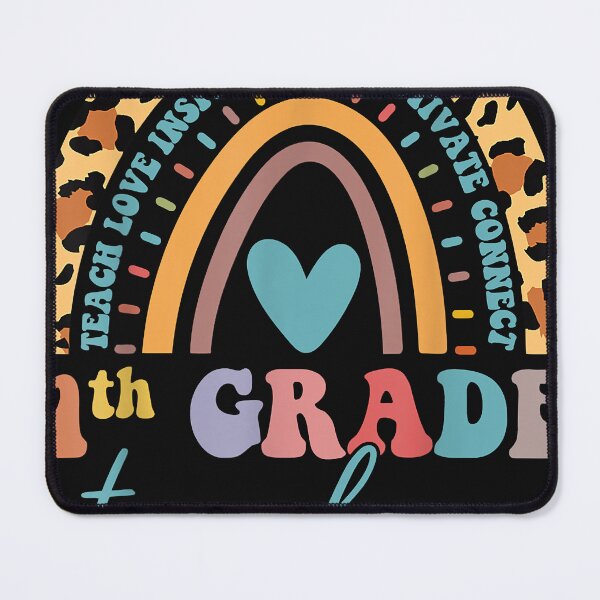 Item preview, 4th Grade Teacher Leopard Rainbow Fourth Grd Back to School designed and sold by ANTHONYFERRE.