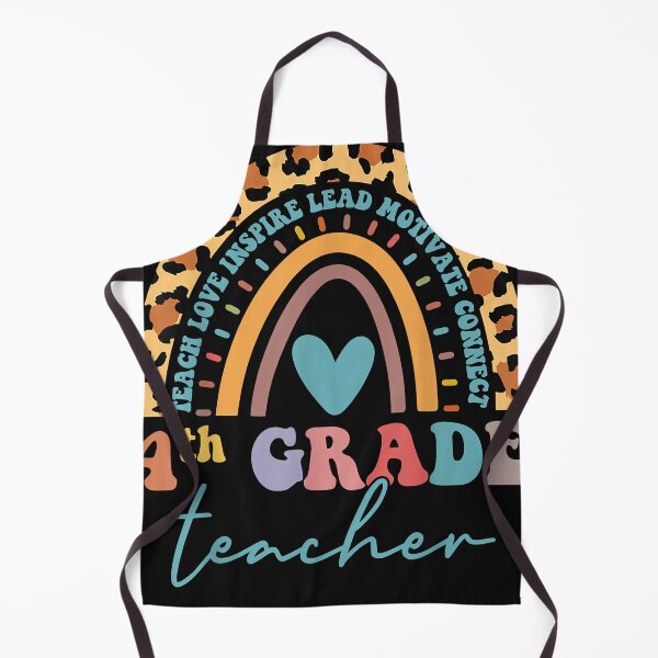Item preview, 4th Grade Teacher Leopard Rainbow Fourth Grd Back to School designed and sold by ANTHONYFERRE.