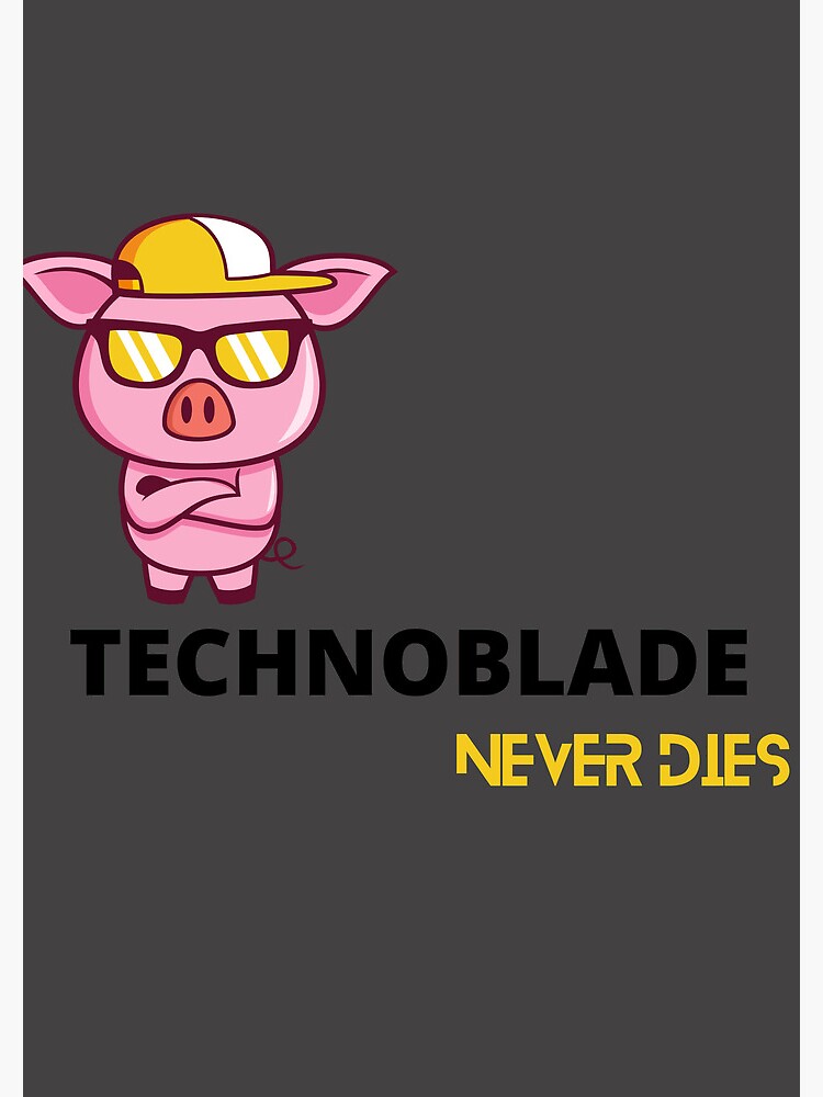 Technoblade Never Dies Notebook