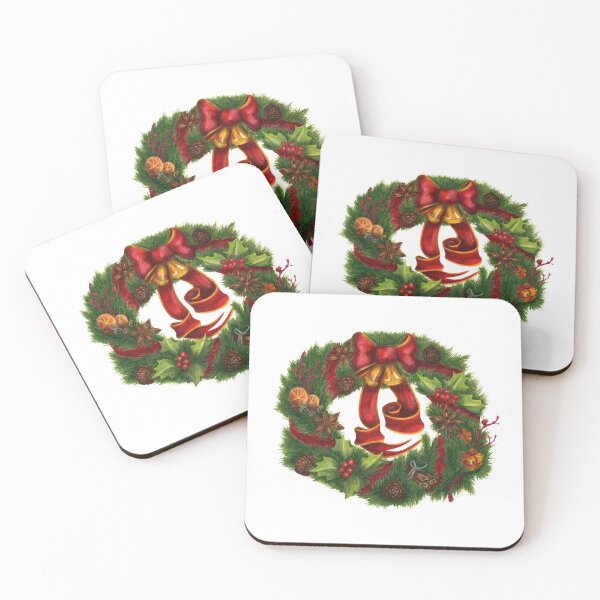 Item preview, Christmas wreath. Art nouveau. designed and sold by Mari Anrua.