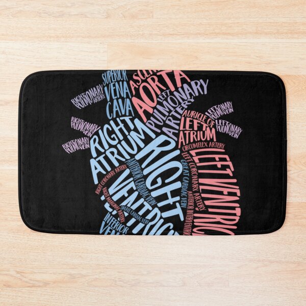 Item preview, Pastel Heart Gross Anatomy Typography Classic  designed and sold by darkzerat.