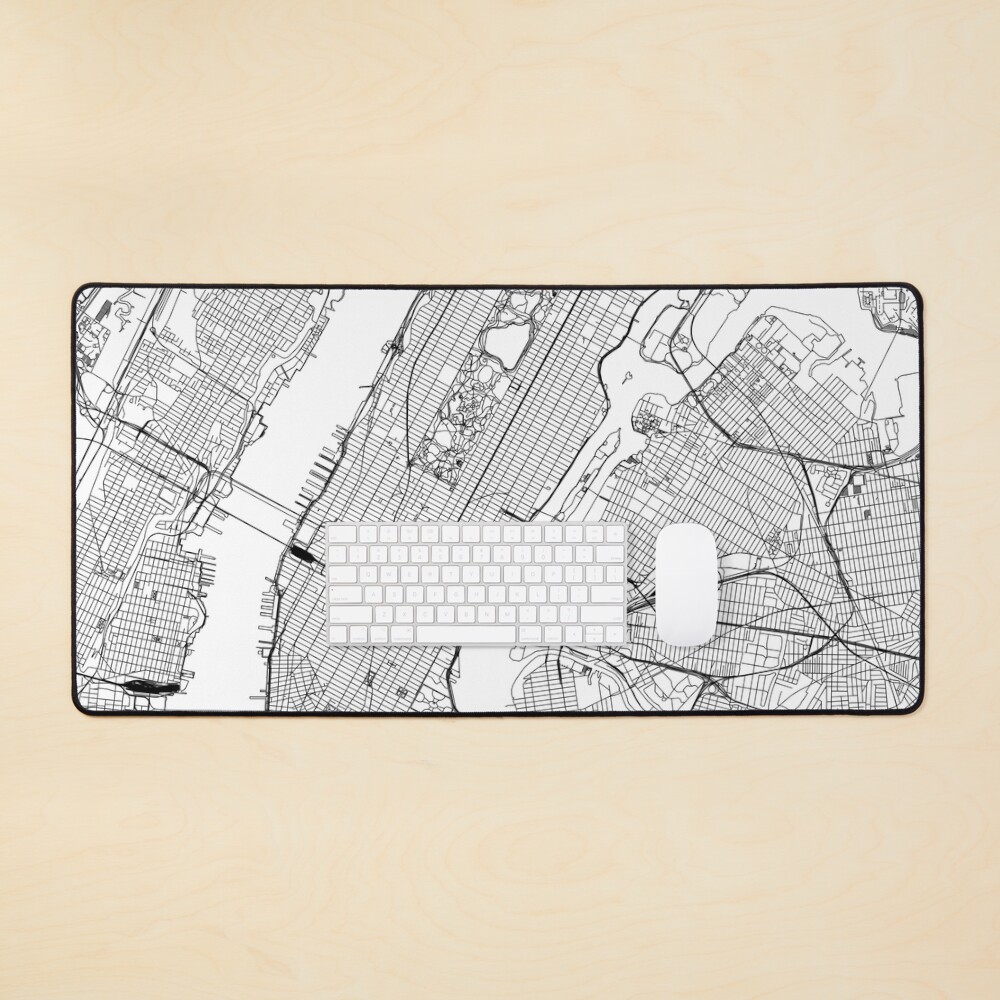 Item preview, Desk Mat designed and sold by multiplicitymap.