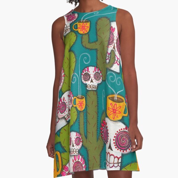 Item preview, Skulls, Cacti and Atomic Coffee designed and sold by Pink-Ivy.
