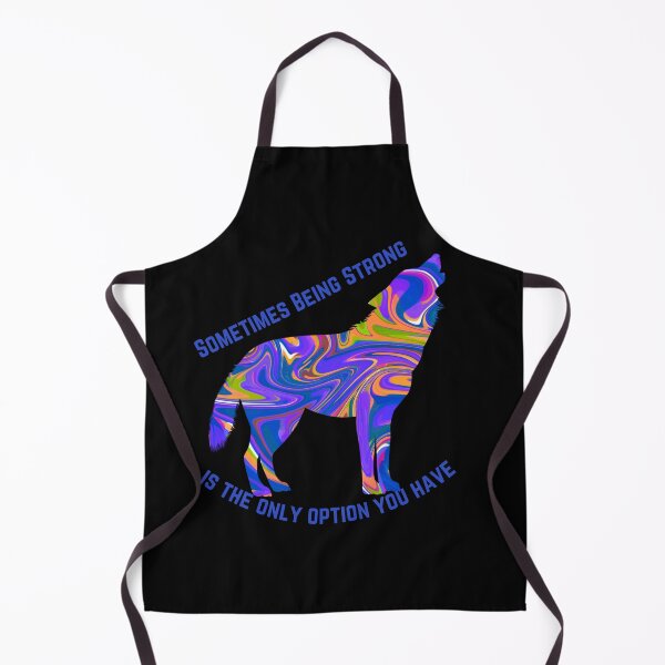 Item preview, Sometimes Being Strong is the only Option you Have Wolf/Dog designed and sold by CraftyAnimal.