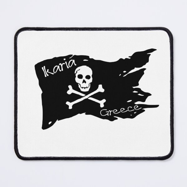 Item preview, Flag ikaria greece - Pirate society designed and sold by WhereIsTravis.