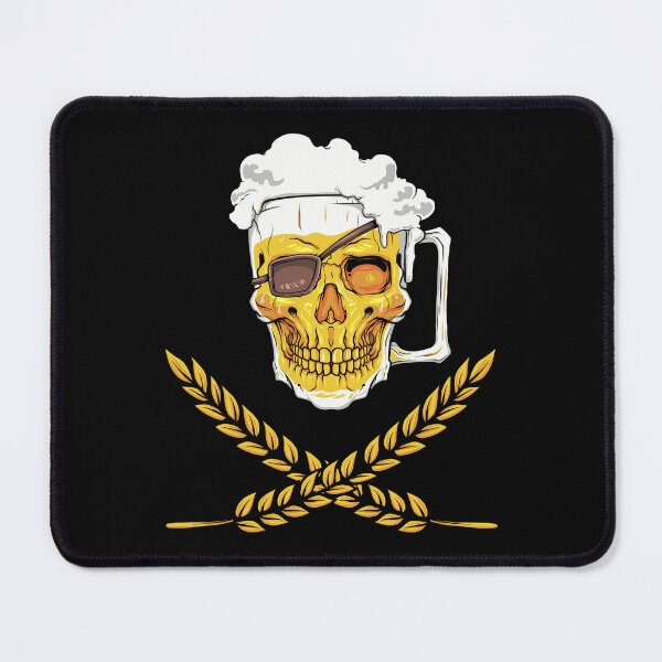Item preview, Beer Mug Pirate Skull - Brewery Emblem - Alcohol designed and sold by anziehend.