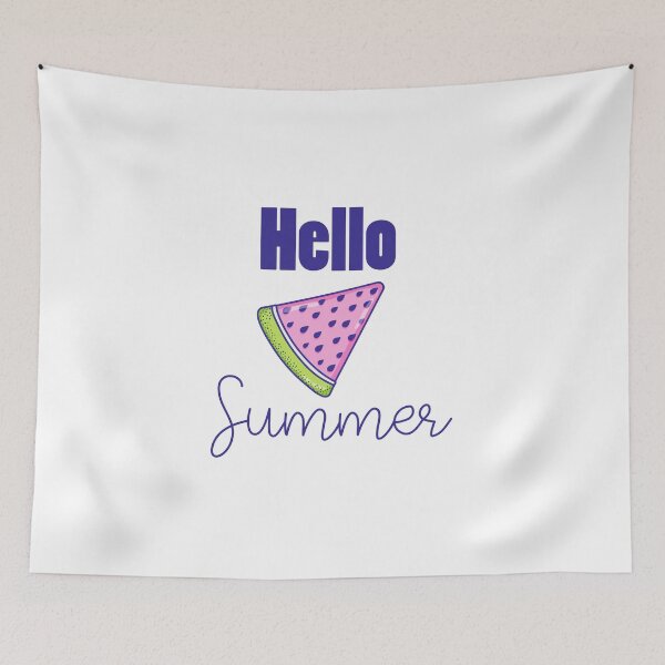 Item preview, hello summer watermelon designed and sold by Huluhub.