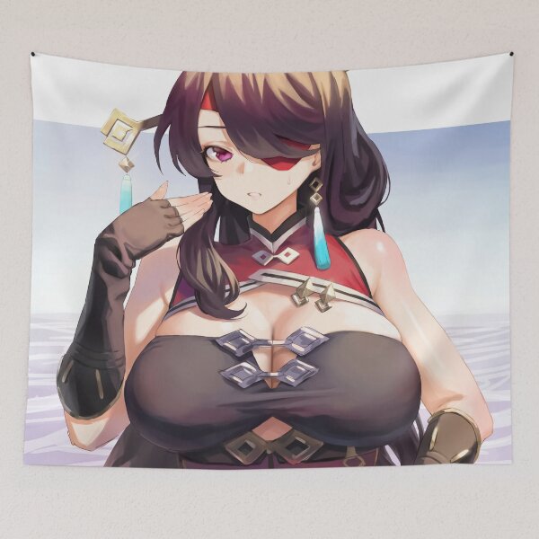 Item preview, Beidou Genshin Impact Anime Fanart designed and sold by Antoniotiffani.