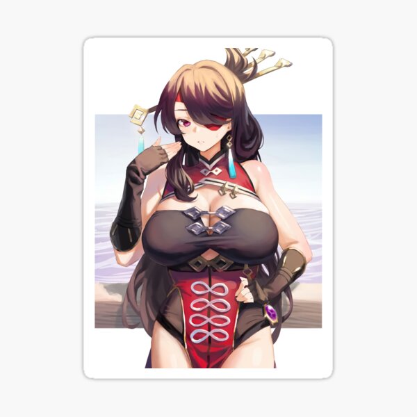 Item preview, Beidou Genshin Impact Anime Fanart designed and sold by Antoniotiffani.